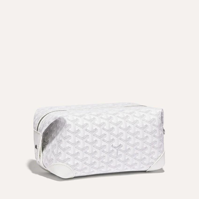 GOYARD White Bowling 25 Unisex Clutch BOWLIN 025 TY50 CL50