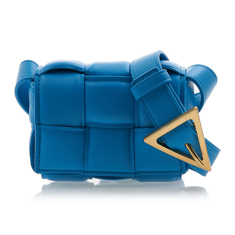 Bottega Veneta Padded Mini Cassette Leather Crossbody Bag 716648 VCQR1 4619 1