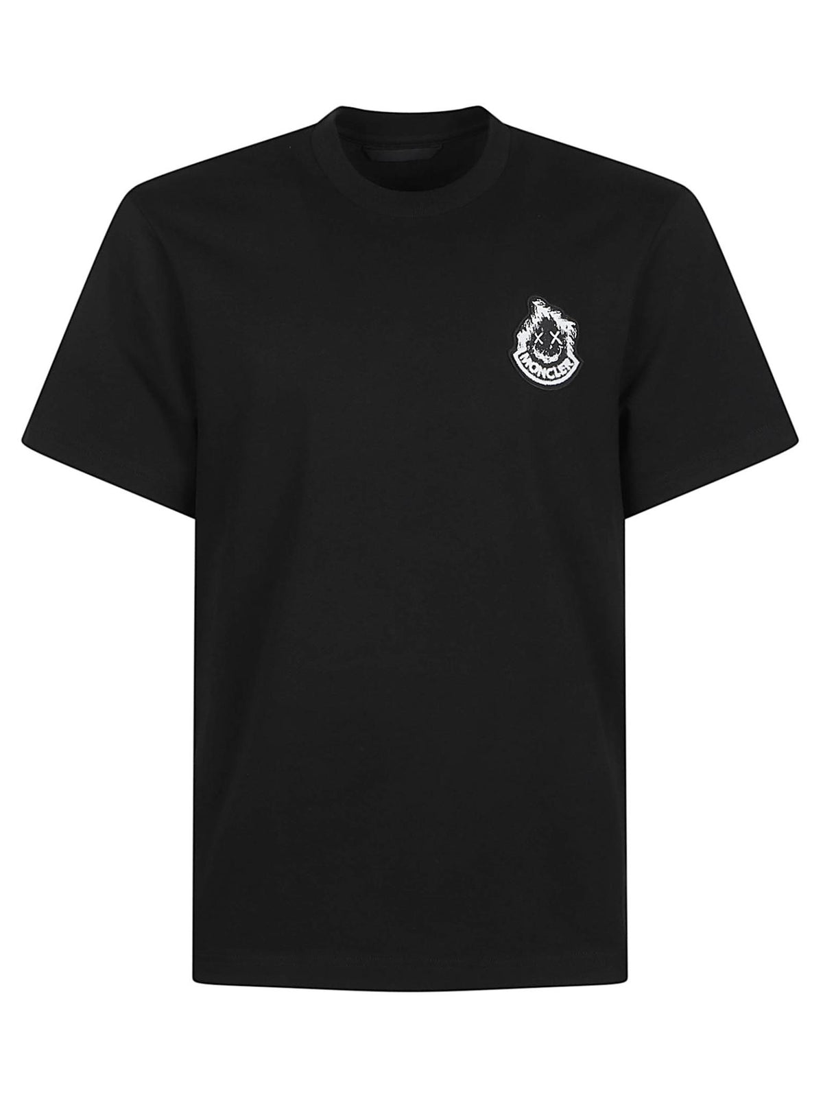 Moncler Short Sleeve T-Shirt Men’s Black Cotton Crewneck
