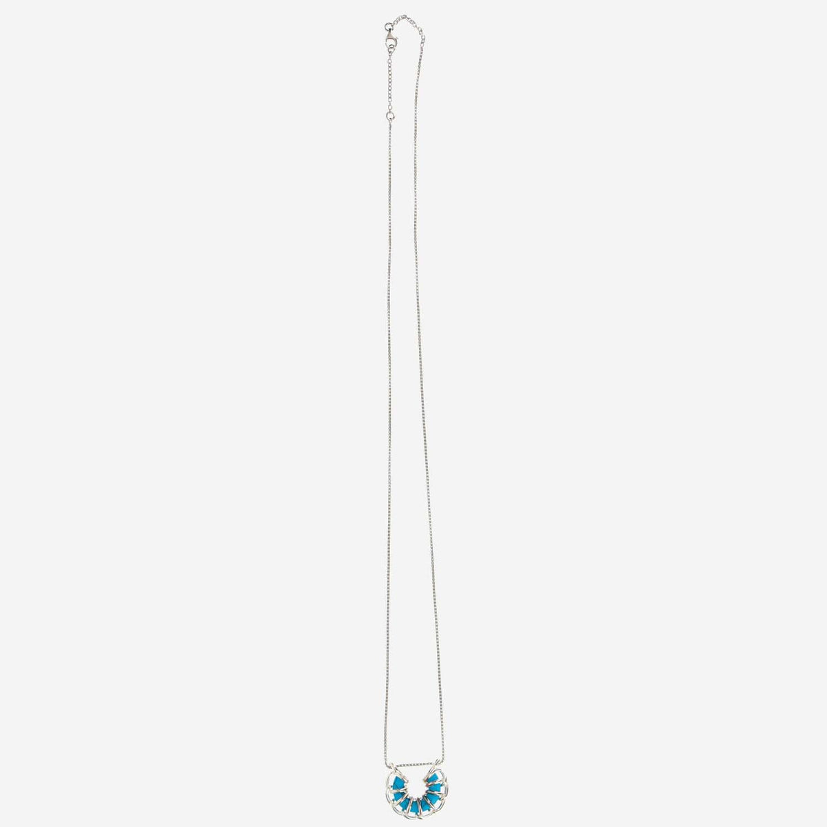 Bottega Veneta Silver-Tone Pendant Necklace