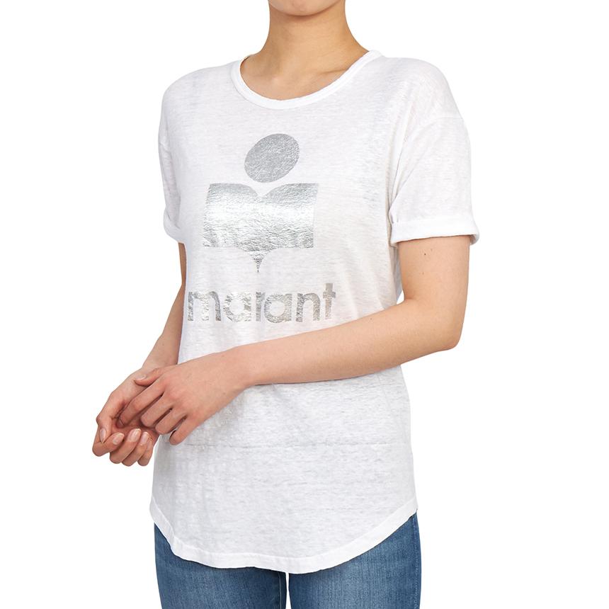 Isabel Marant Women's Short Sleeve T-Shirt TS0004FA A1N10E 20WH