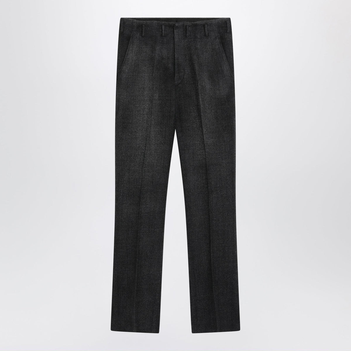 PRADA Black Wool Dress Suit Trousers for Men