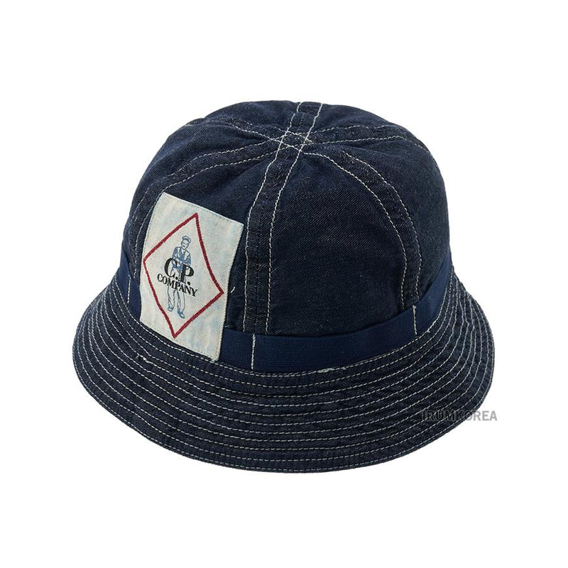 CP Company Unisex Denim Bucket Hat 18CMAC294A 110295W D08