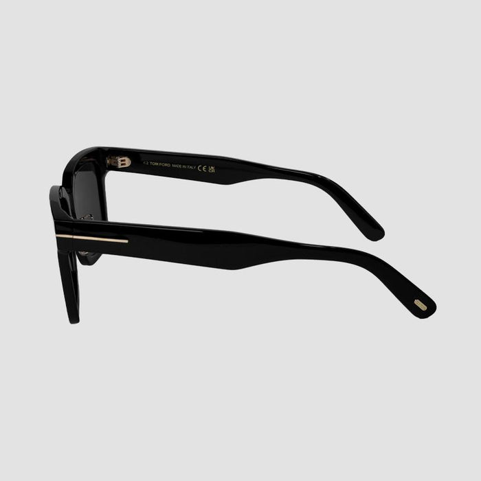 TOM FORD Asian Fit Square Acetate Sunglasses TF1160K 01A