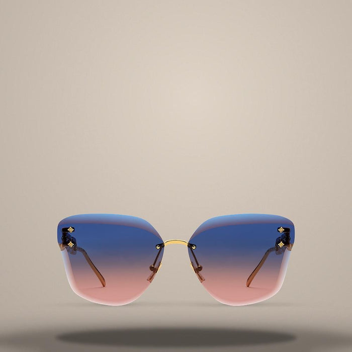 Louis Vuitton LV Jewel Cat-Eye Sunglasses Black Acetate Women’s Z3225U