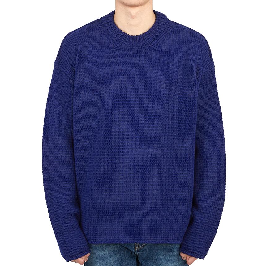 Ten C Men’s Wool Crewneck Sweater Navy