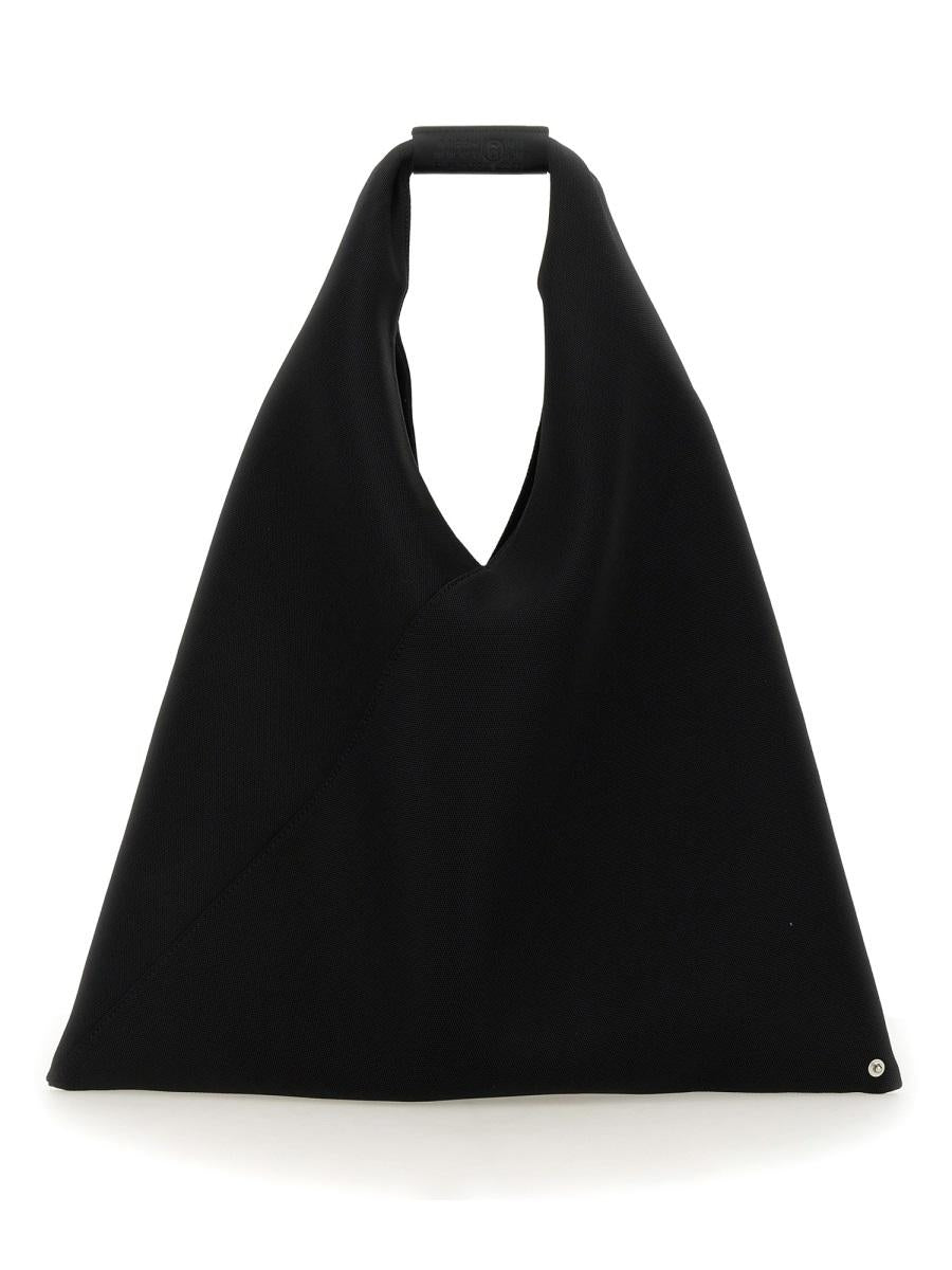 Maison Margiela Black Leather Shoulder Bag