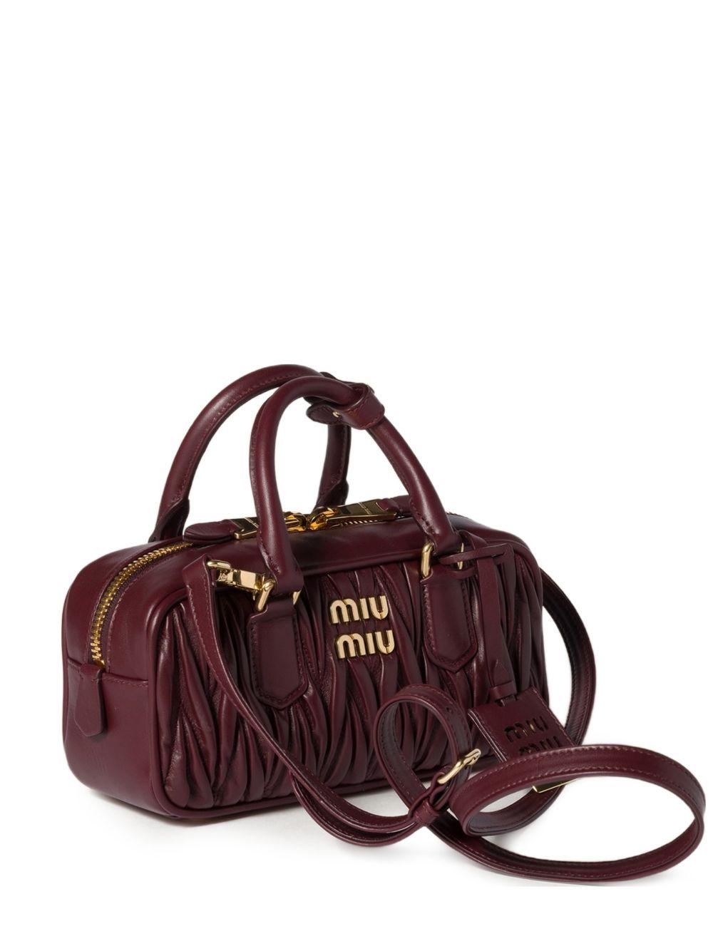 Miu Miu Black Leather Shoulder Bag