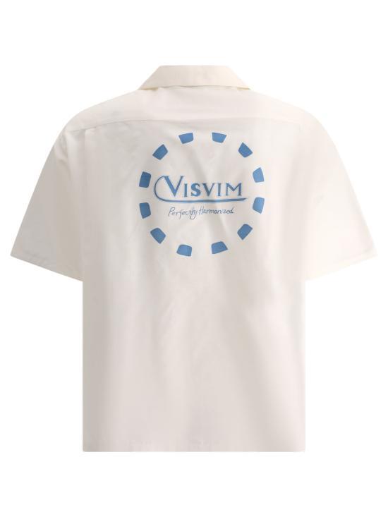 Visvim Short Sleeve Shirt for Men 0124105011009 WHITE DOM