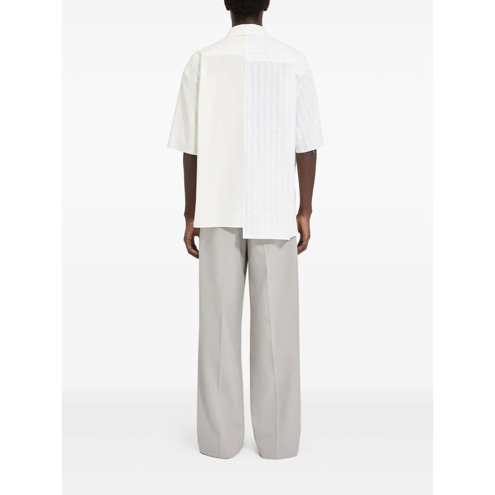 Maison Margiela White Cotton Long Sleeve Shirt