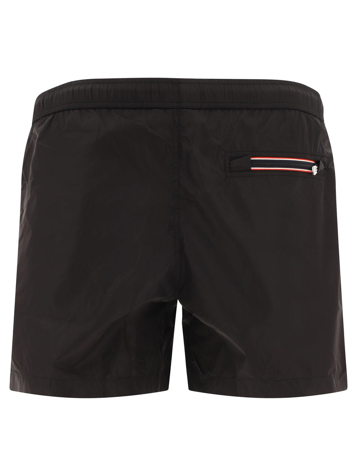 Moncler Black Nylon Swim Shorts Men