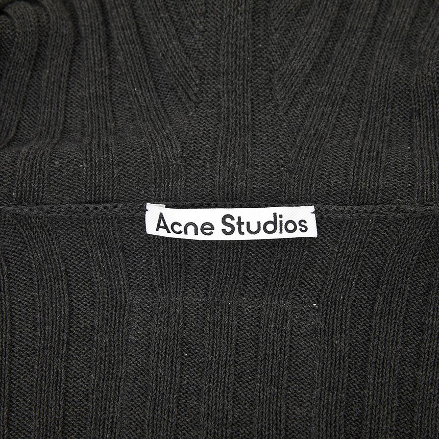 Acne Studios Unisex Hooded Zip-Up Knit Cardigan C60112 W30