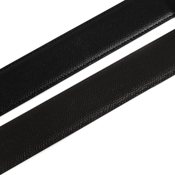Ferragamo Men’s Leather Belt Black Reversible Silver Buckle 0675140