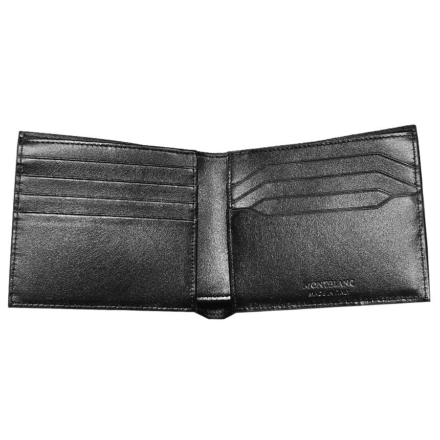 Montblanc Meisterstück Black Leather Men’s Bifold Wallet 8CC