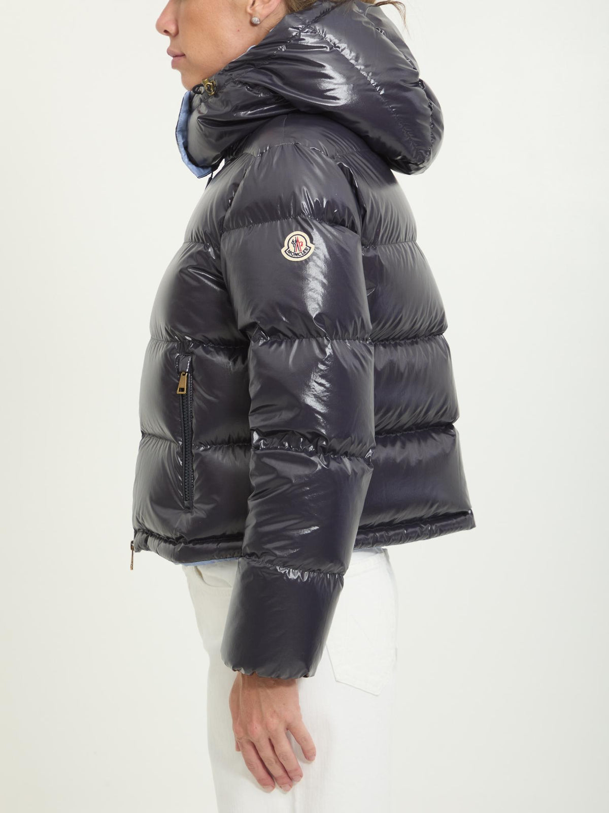 Moncler Navy Down Puffer Jacket Women’s