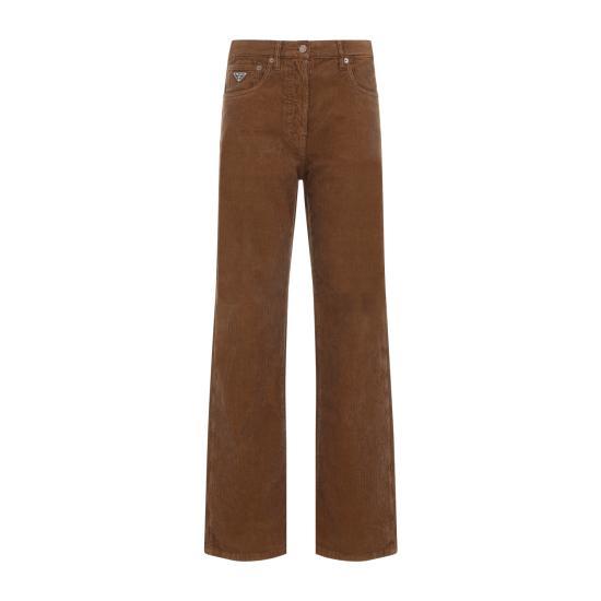 PRADA Straight Pants Caramel GFP517 SOOO1449 F098L