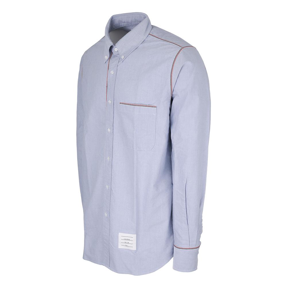 THOM BROWNE Stripe Edge Oxford Long Sleeve Shirt