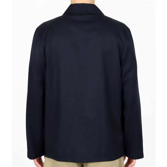 A.P.C. Kerlouan Jacket Men’s Cotton Blend Zip-Up Black WOAPO H03053