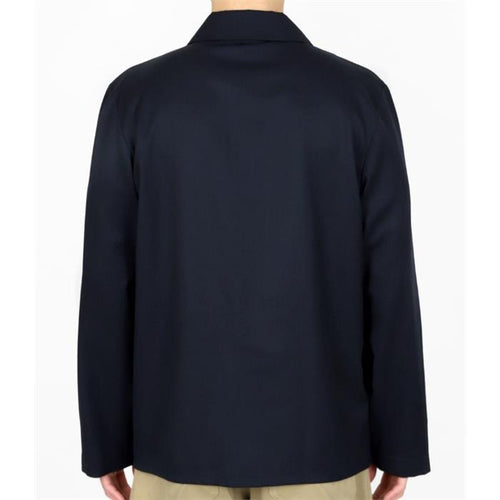 A.P.C. Kerlouan Jacket Men’s Cotton Blend Zip-Up Black WOAPO H03053