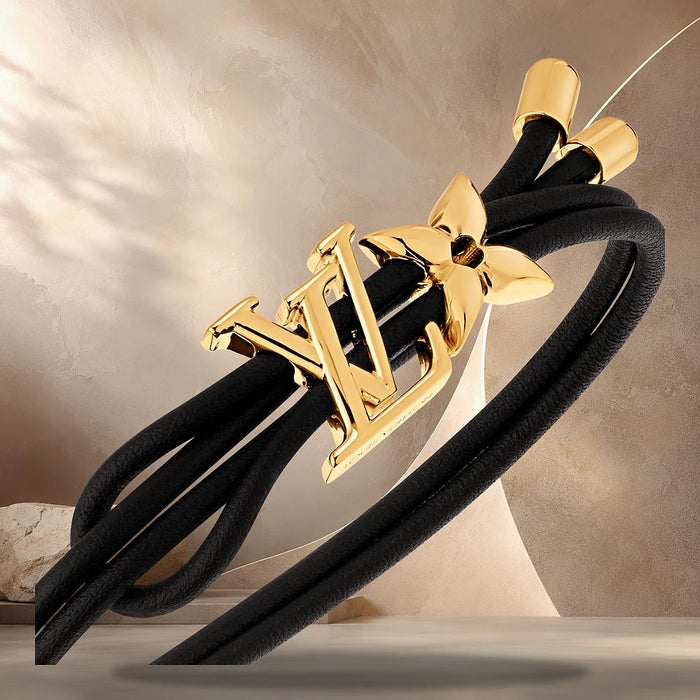 Louis Vuitton LV Bloom Bracelet Strap Gold-Tone 0.2in 0.5cm