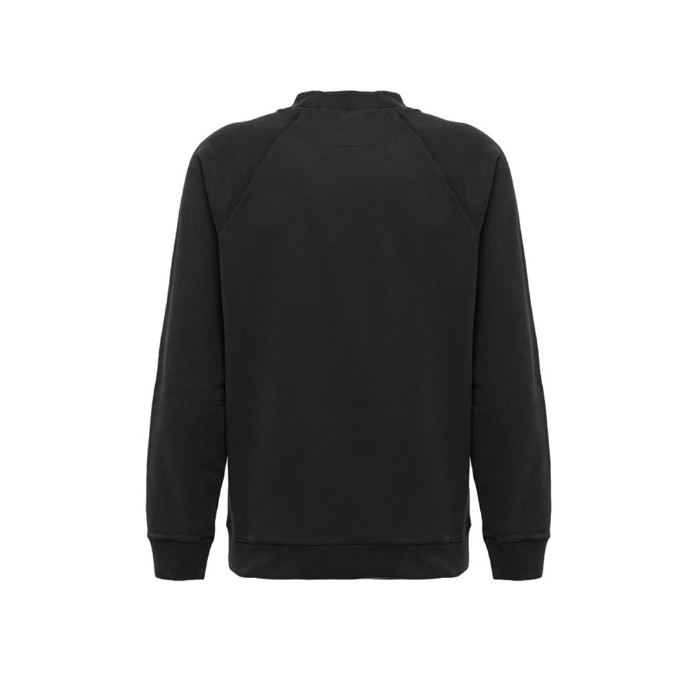 CP Company Diagonal Fleece Crewneck Sweatshirt Black Men