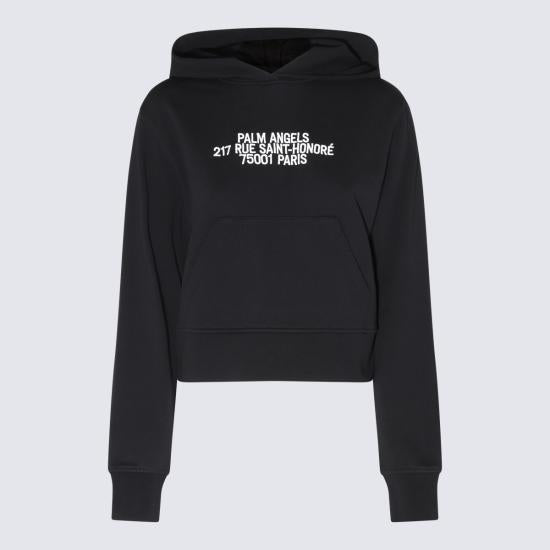 Palm Angels Women's Logo Hoodie Sweatshirt PWBB022E23FLE0021001 DOM