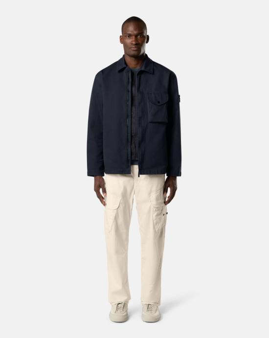 STONE ISLAND Long Sleeve Shirt for Men L2S15 1200001 S0404 V002A NAVY DOM