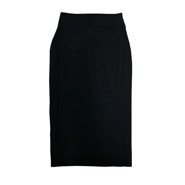 Vivienne Westwood ORB Logo Embroidered Knit Midi Skirt Black