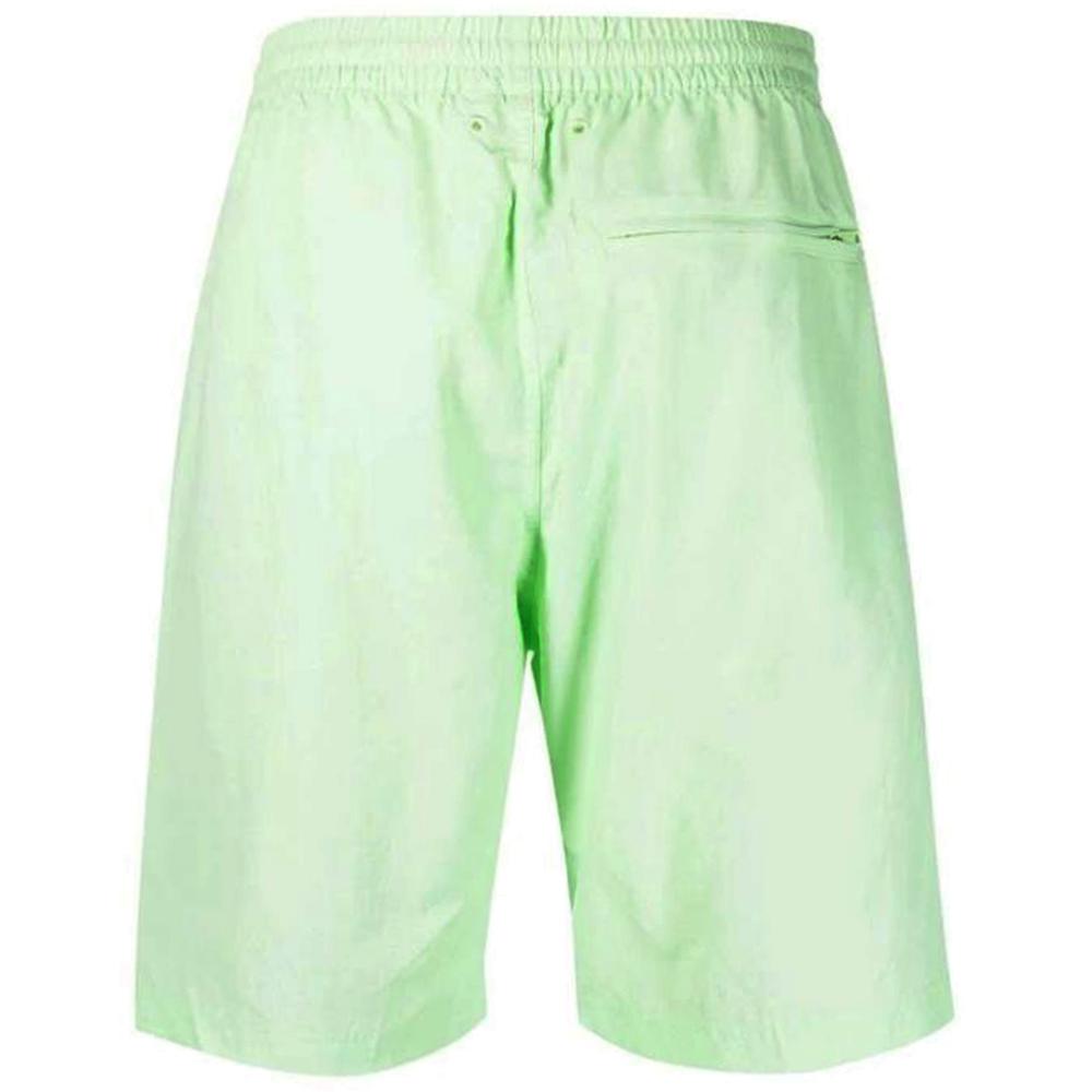 Y-3 Neon Green Classic Logo Swim Shorts for Men