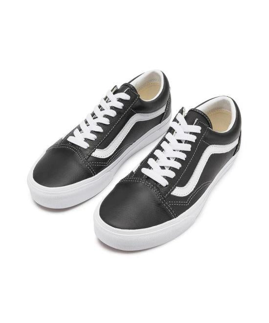 Vans Men’s Low-Top Canvas Sneakers White Black VN000CP5BPB1 DOM