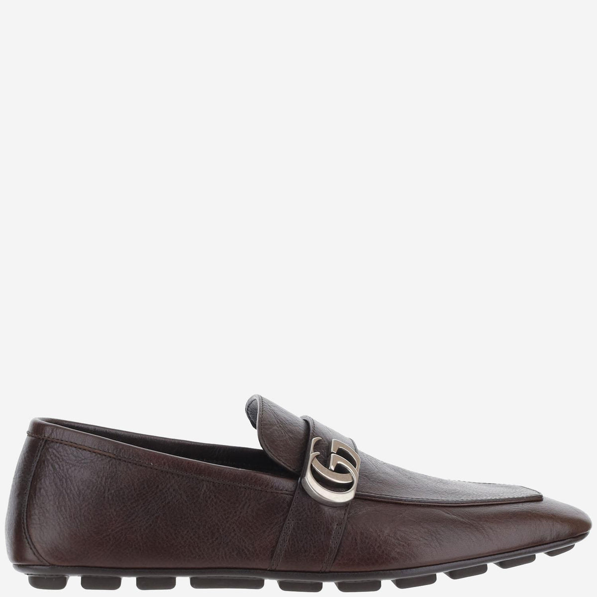GUCCI Leather Loafers Men’s Brown