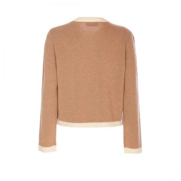 Tory Burch Kendra Chunky Wool Trim Cardigan 162763 265