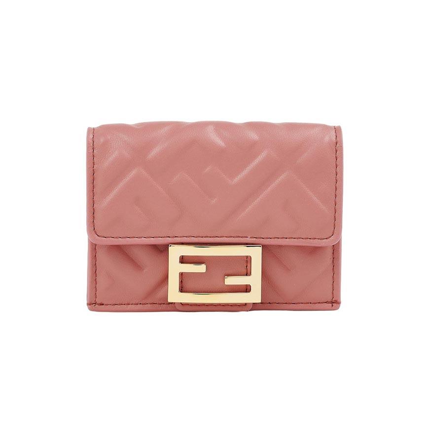 FENDI Micro Baguette Leather Wallet for Women