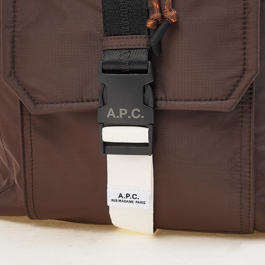 A.P.C. Men’s Trek Nylon Backpack Black