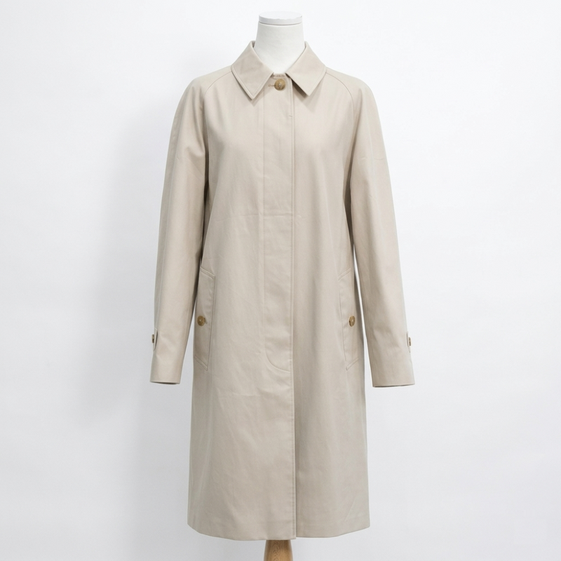 BURBERRY Women’s Cotton Trench Coat Beige Clarebury
