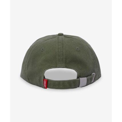DIESEL Black Cotton Logo Baseball Cap for Men A113610BLAA5AF MILITARY GREEN DOM