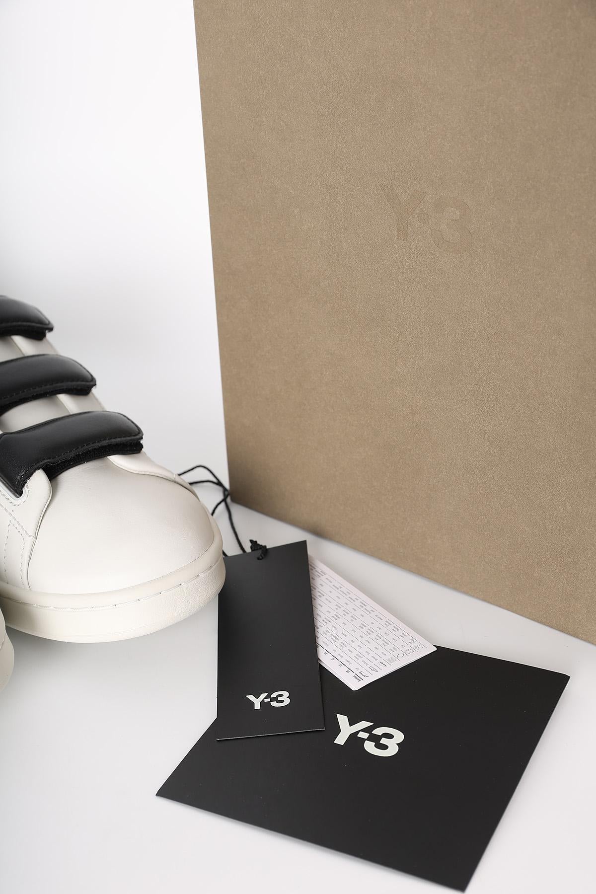 Y-3 Orbit Grey/Black Stan Smith Velcro Low Top Sneakers