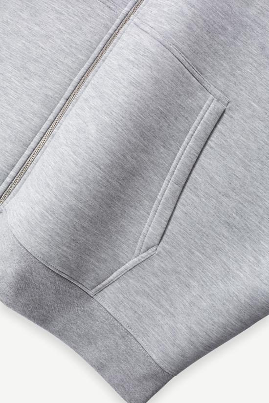 Les Benjamins Hoodie Sweatshirt for Women LEBM251MRHD039GR GREY MENLANGE DOM