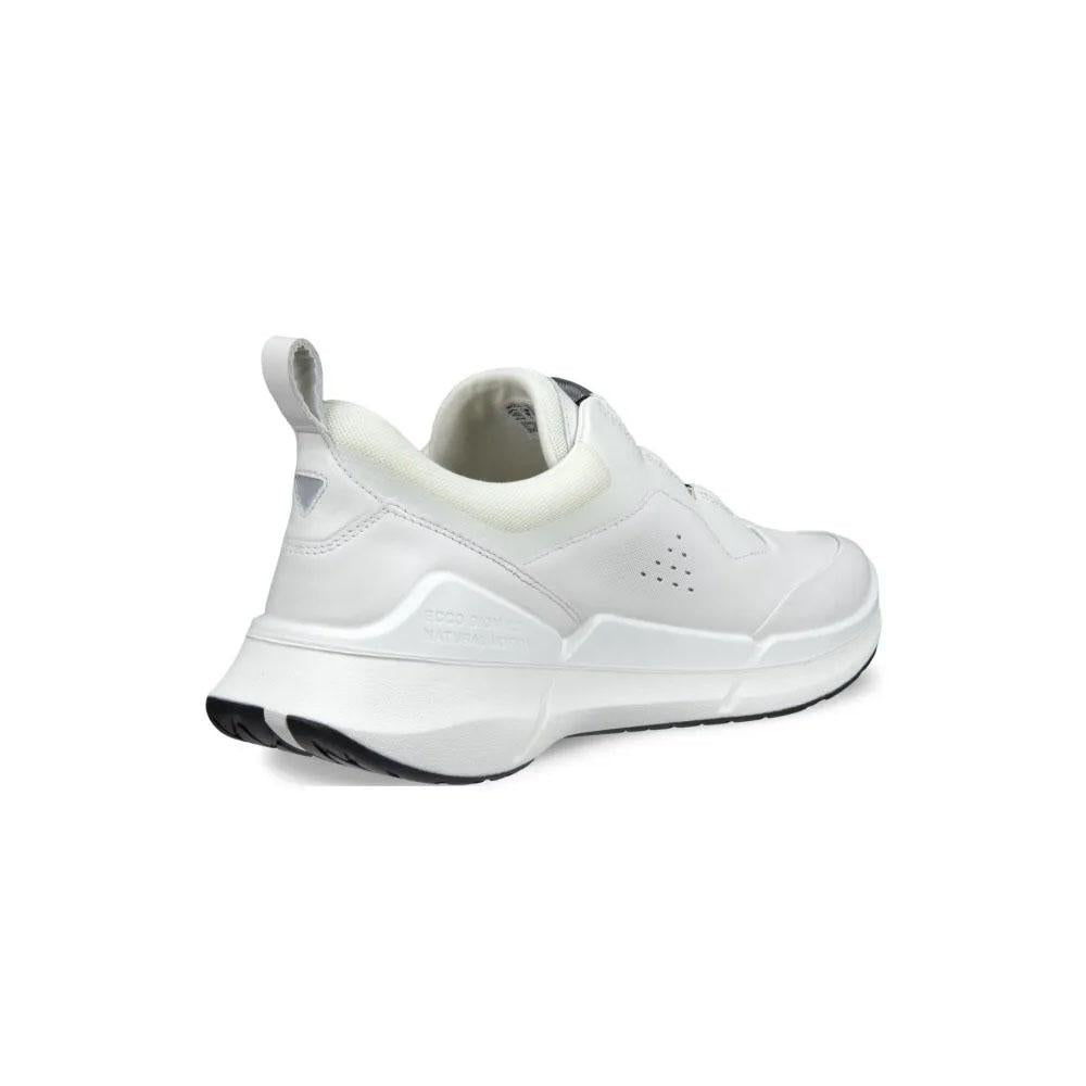 ecco BIOM 22 BOA White Leather Low-Top Men’s Sneakers 830864 01007