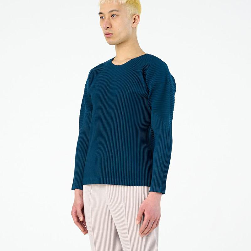 Issey Miyake Homme Plisse Monthly Long Sleeve Mens T-Shirt JK113