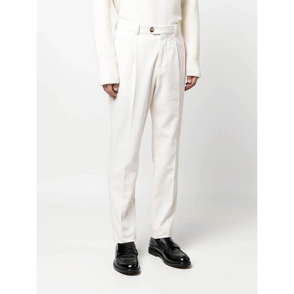 Brunello Cucinelli Cotton Gabardine Men’s Classic Pants