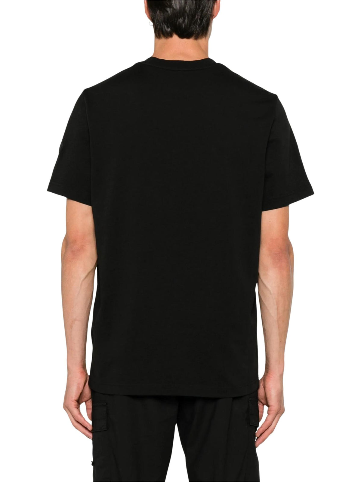 Moncler Cotton Short Sleeve T-Shirt for Men Black