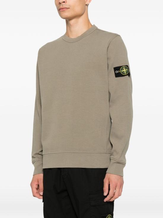 STONE ISLAND Ash Grey Long Sleeve Sweatshirt L2S156100017 S0472 V005G