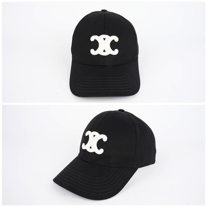 CELINE Triomphe Baseball Cap Black