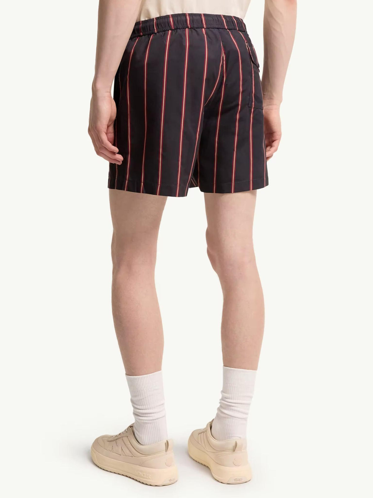 Moncler Navy Swim Shorts Men’s Lightweight Nylon Swimwear