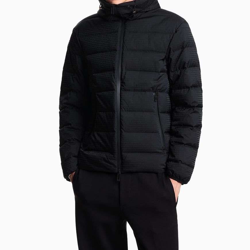 Emporio Armani Men’s Quilted Puffer Jacket with Jacquard EM003043 AF15384 UC001