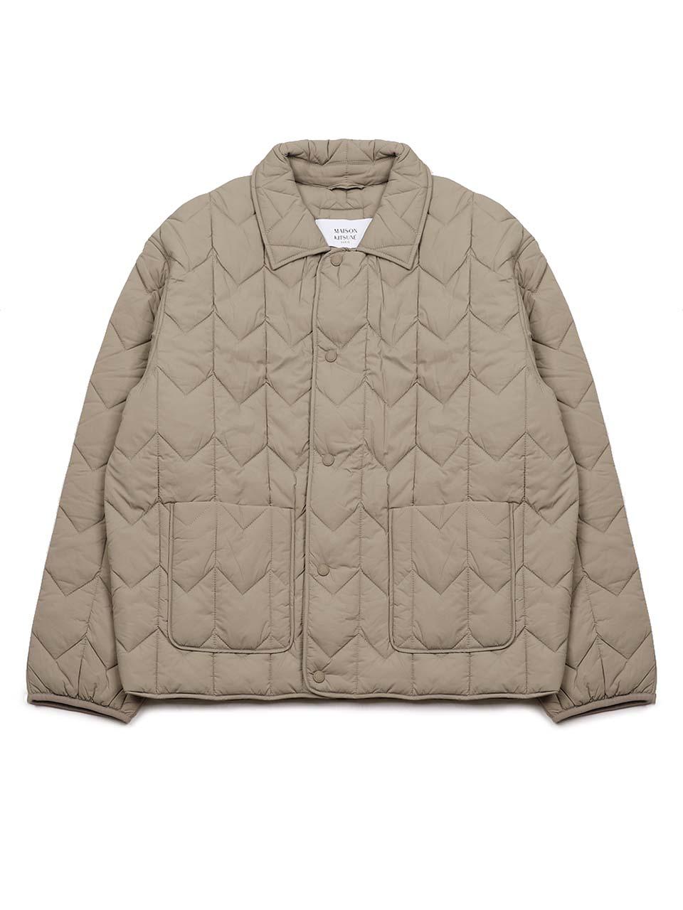 Maison Kitsune Quilted Jacket Men’s Navy PM02104 WW9067