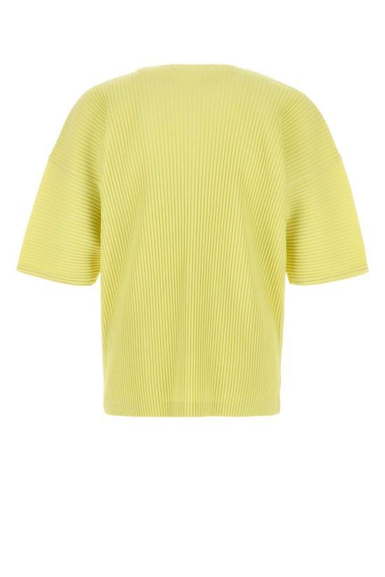 Issey Miyake Homme Plissé Short Sleeve T-Shirt Zucchini Yellow
