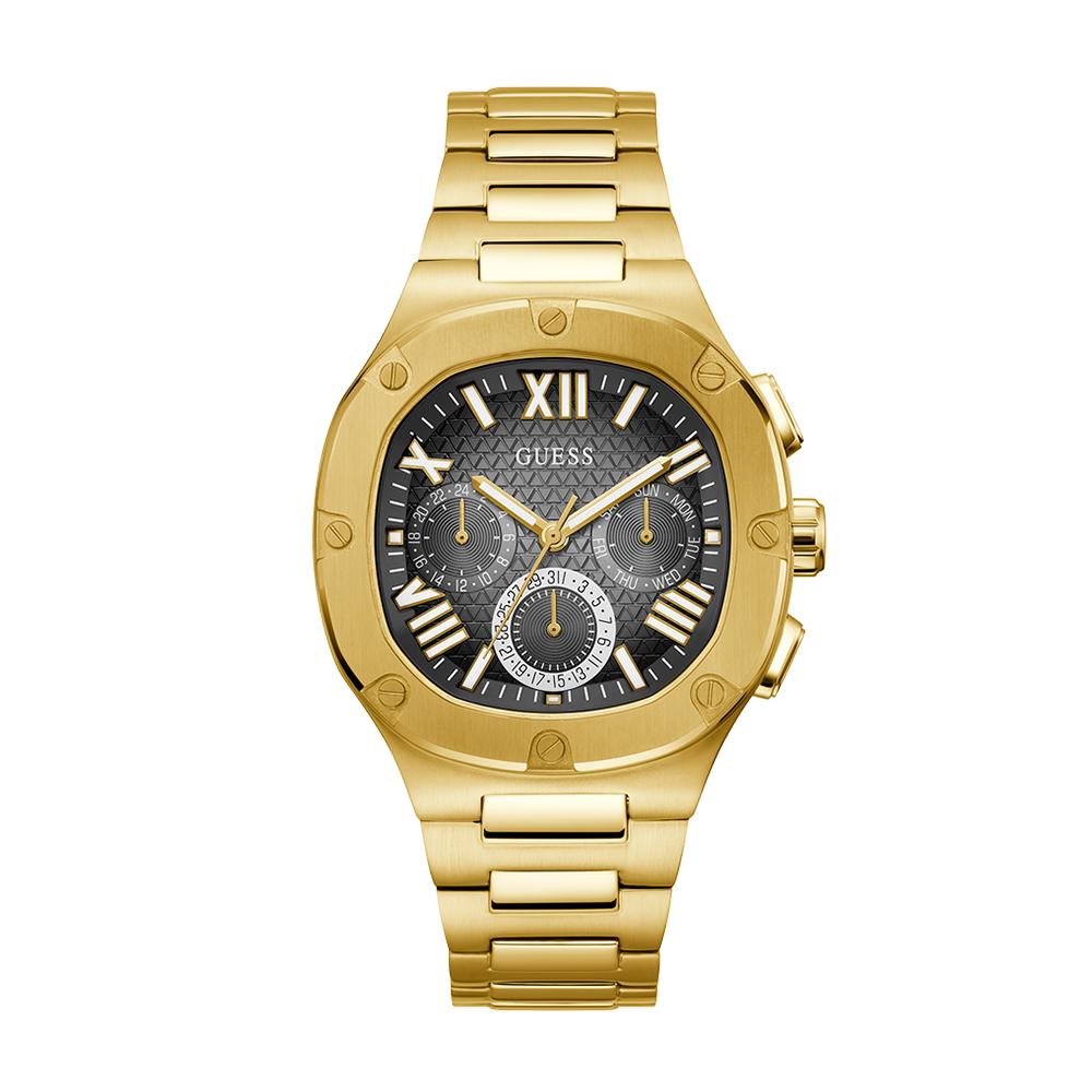 Guess Men’s Gold/Black Metal Watch GW0572G2