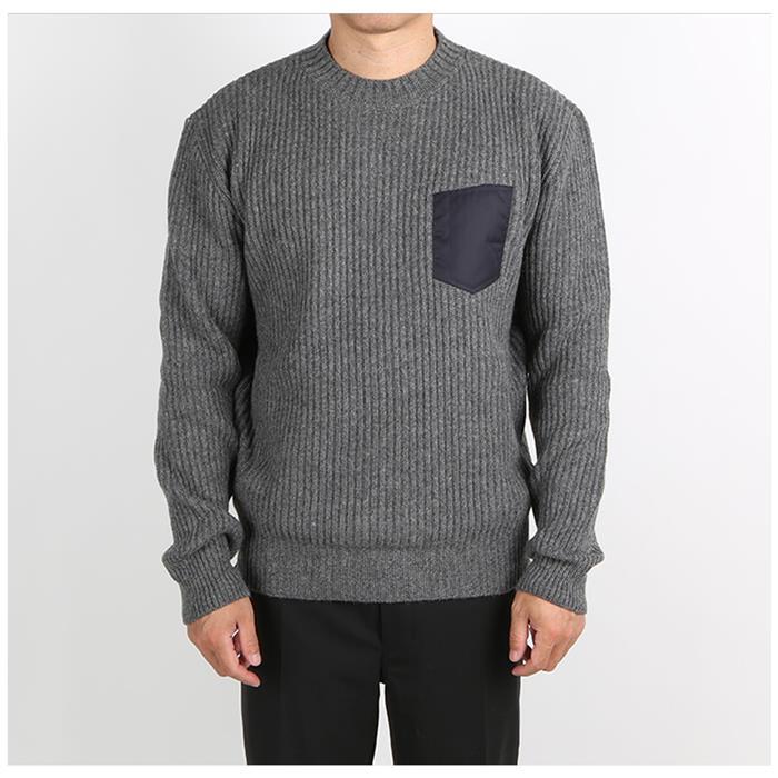 Maison Margiela Stitch Detail Crewneck Knit Sweater for Men